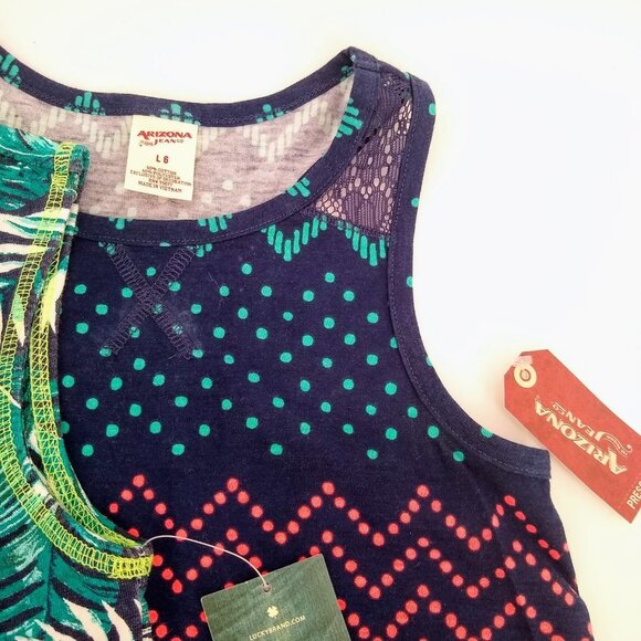 Set of 2 NWT Little Girls Tank Tops Lucky Arizona - Picture 3 of 6